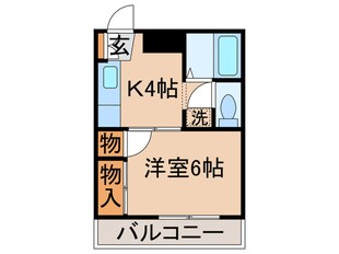 クレストⅠの物件間取画像